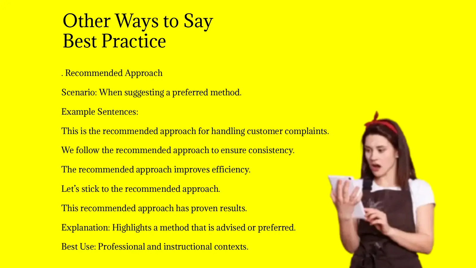 Avoid Using Best 37 Other Ways to Say Best Practice (With Examples)