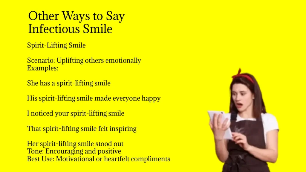 Other Ways to Say Infectious Smile