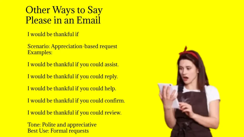 Other Ways to Say Please in an Email
