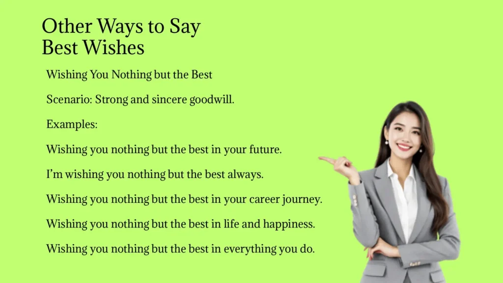Other Ways to Say Best Wishes