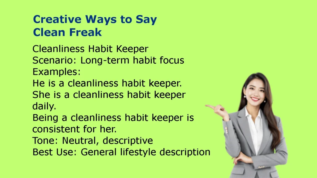 Creative Ways to Say Clean