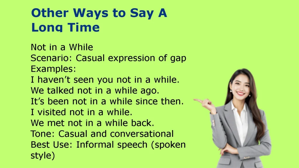 Other Ways to Say A Long Time