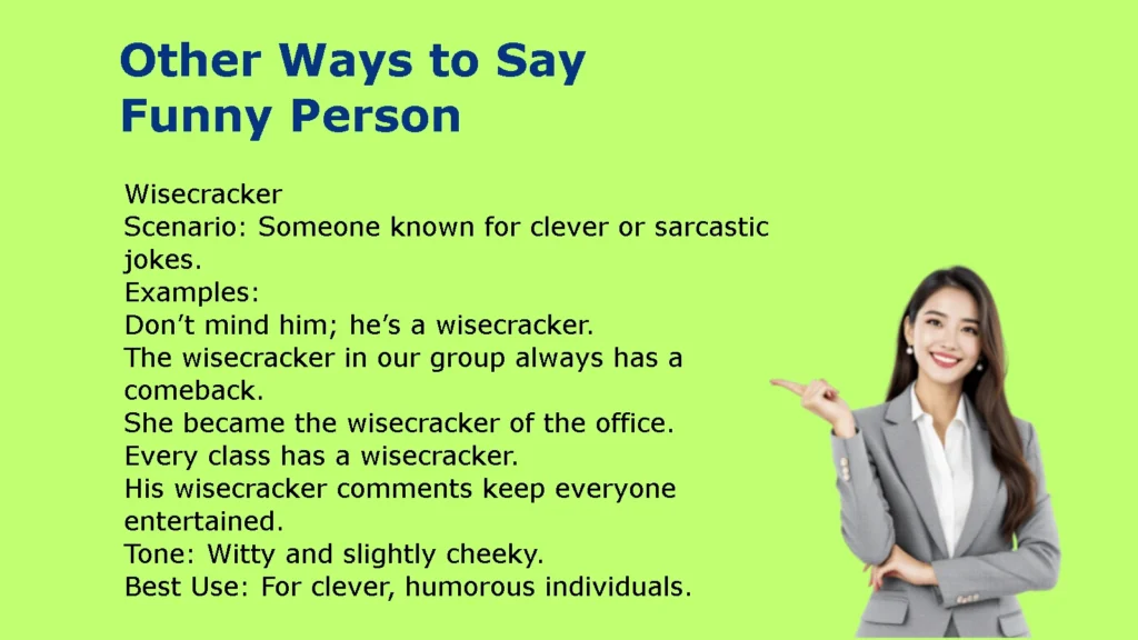 Other Ways to Say Funny Person