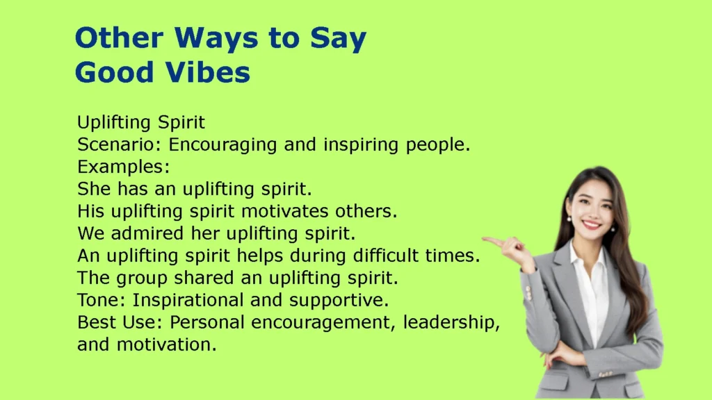 Other Ways to Say Good Vibes