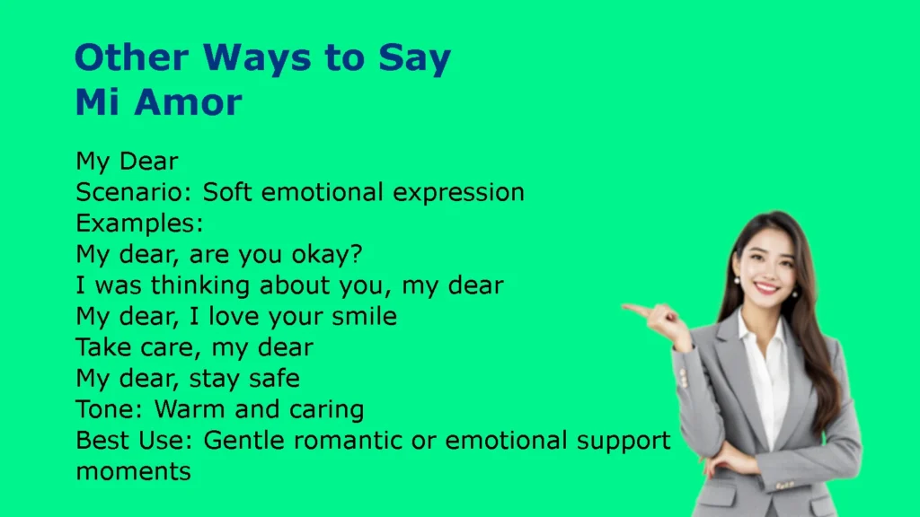 Other Ways to Say Mi Amor