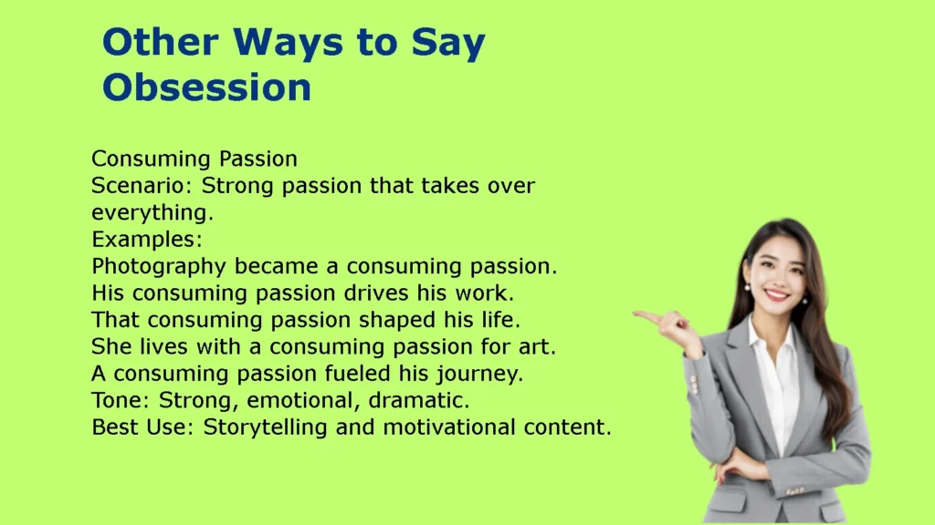 Other Ways to Say Obsession