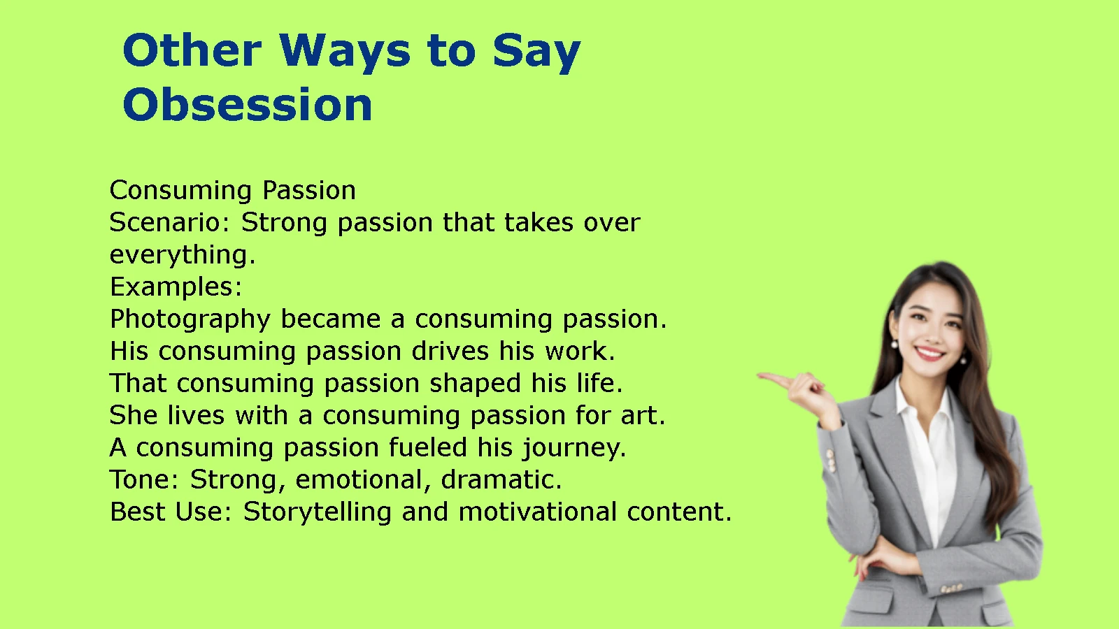 47 Other Ways to Say Obsession With Meanings and Examples 2026