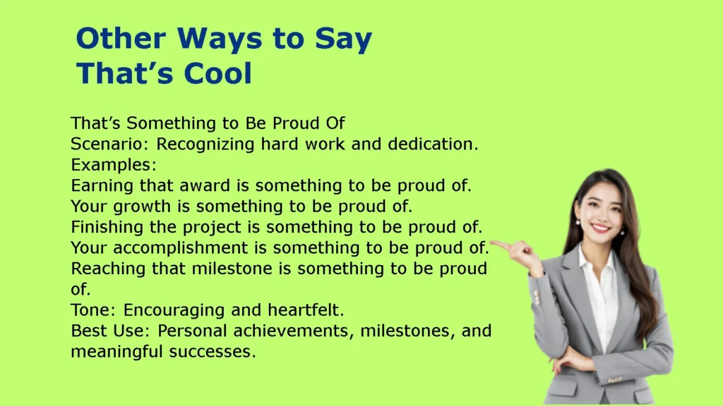 Other Ways to Say That’s Cool